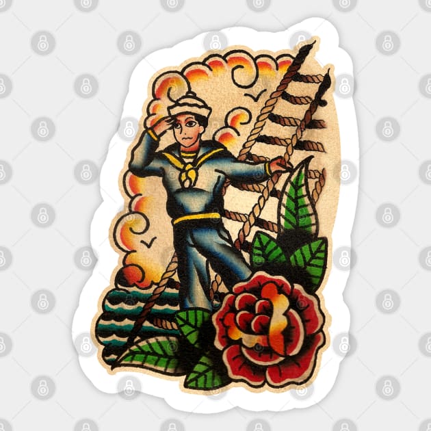 Sailor Sticker by Don Chuck Carvalho